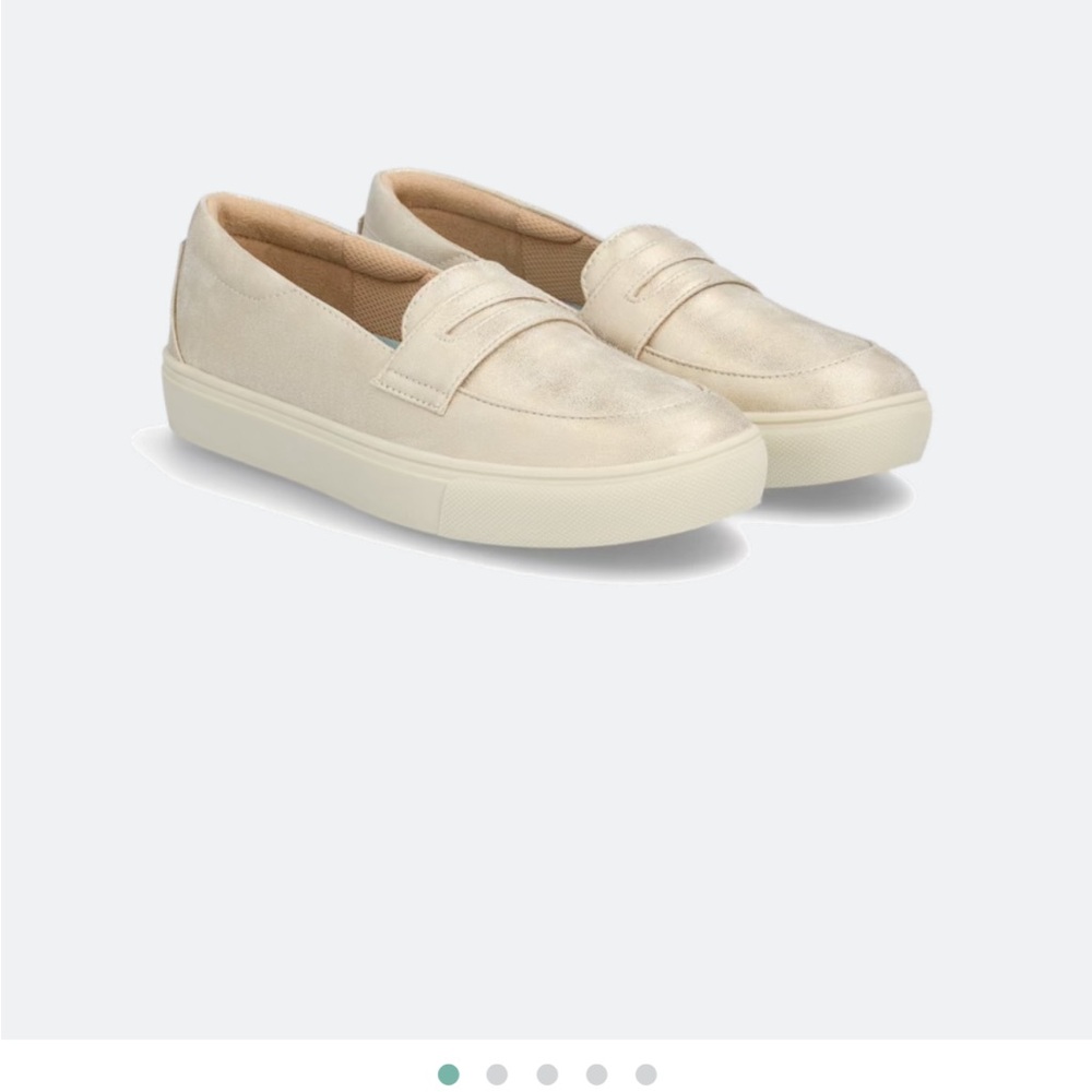 Dr. Scholl’s Loafers metallic light gold 💛